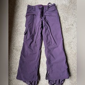 B by Burton purple snow pants M medium